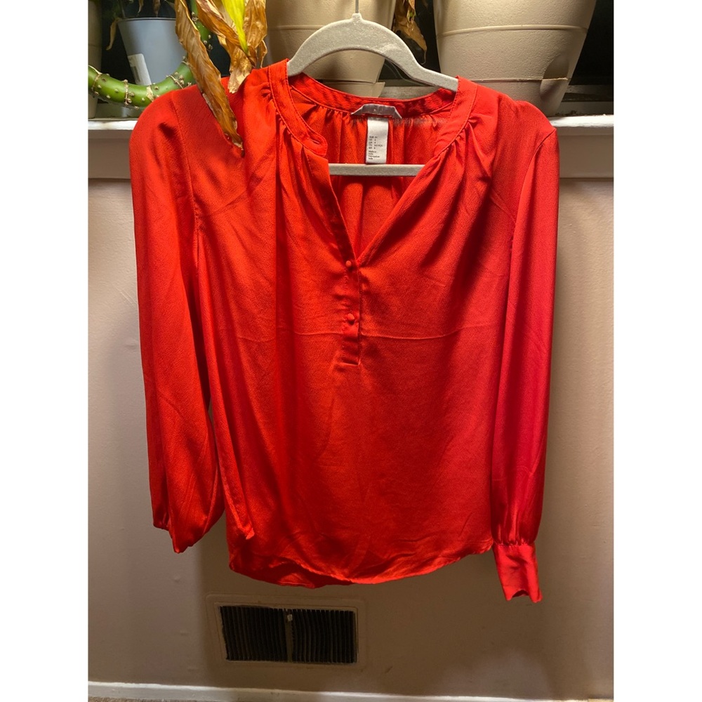 H&M Red Blouse